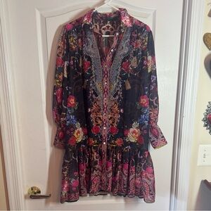 Floral Bohemian Dress -Xxl- like new!